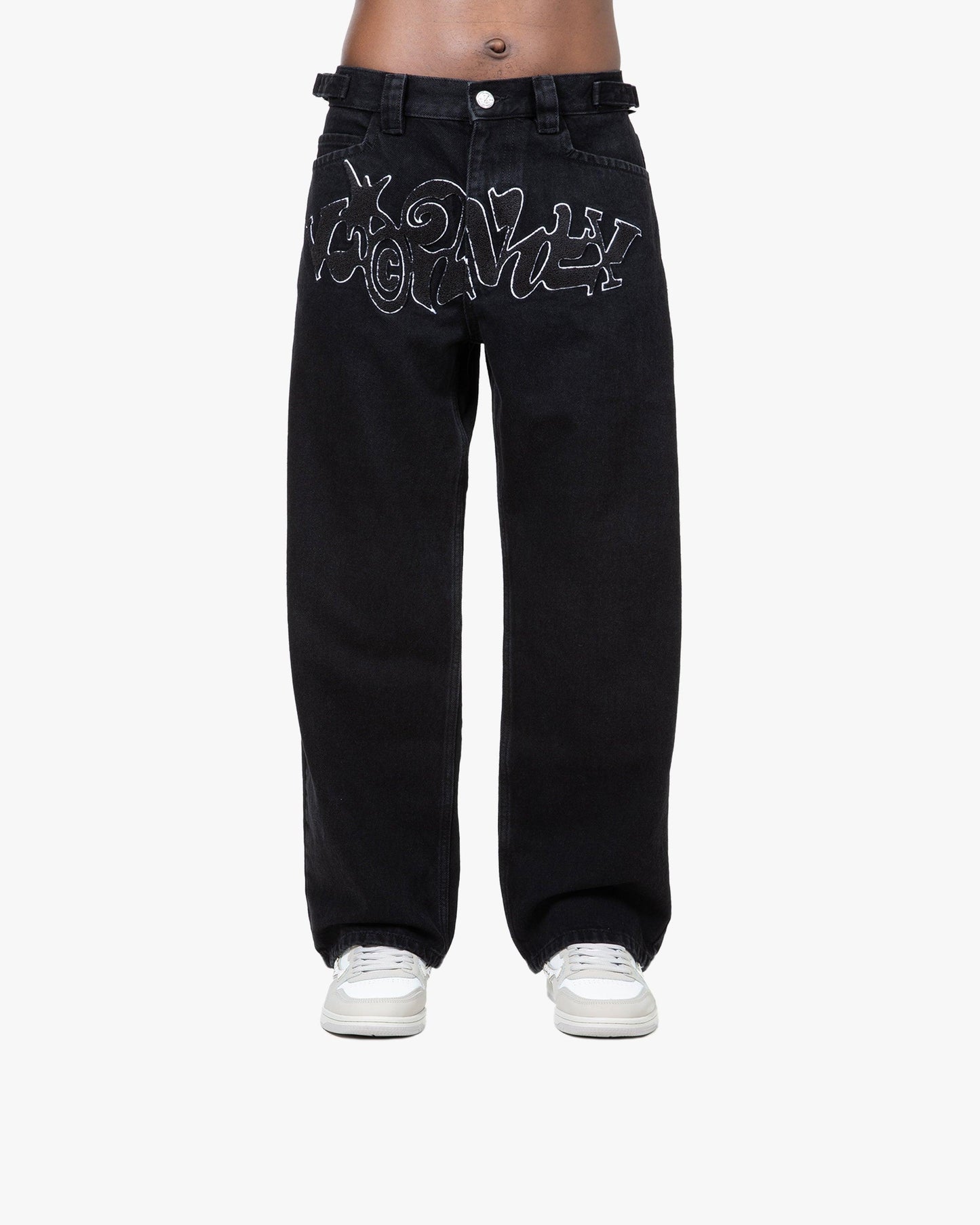 CHENILLE HAVOC DENIM BLACK / WHITE