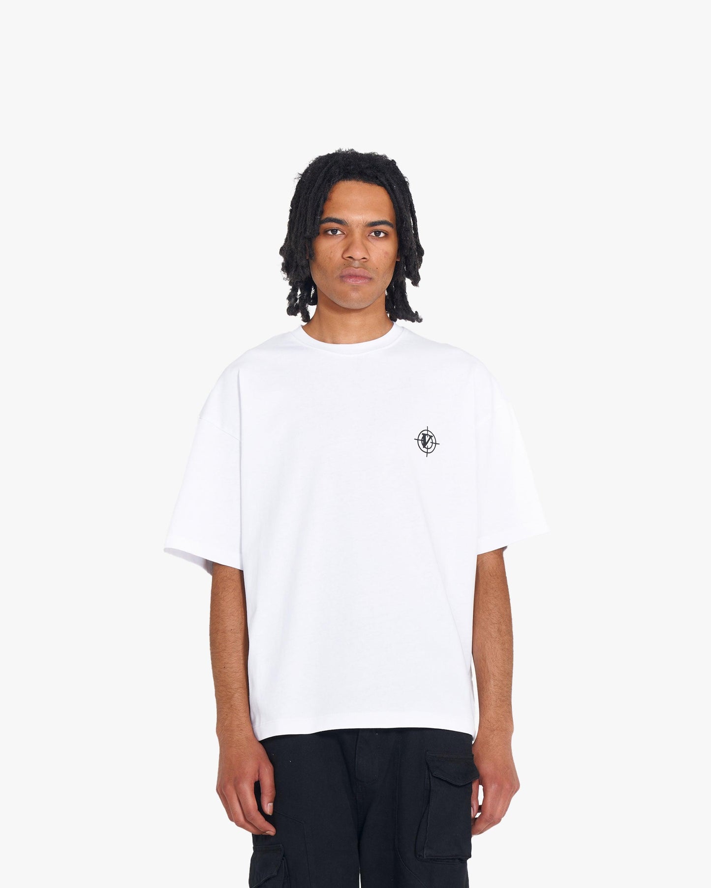V-LOGO TEE WHITE