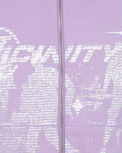 BINARY 2.0 ZIP HOODIE LAVENDER